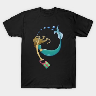 Christmas Mermaid T-Shirt